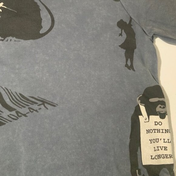 Elevenparis x Banksy Brandalised "Love Rat" Edgy Grunge Street Sweatshirt XXL - Picture 4 of 9